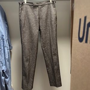 Beautiful Reiss herringbone trousers with adjustable waist